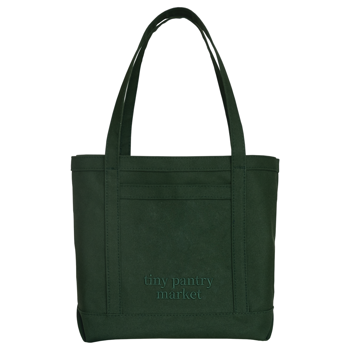 market tote 02 - hunter green