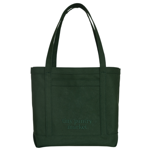 market tote 02 - hunter green