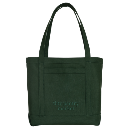 market tote 02 - hunter green